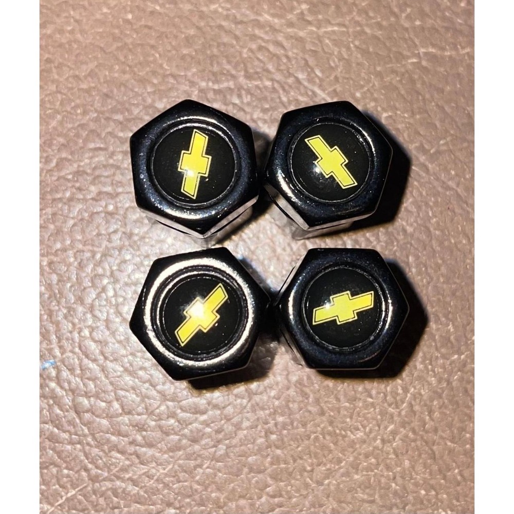 New metal set of 4 Chevy Chevrolet Valve caps